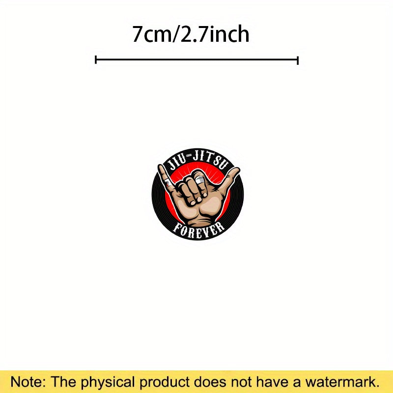 Jujitsu Permanent Stickers for Laptops Water Bottles Tumblers
