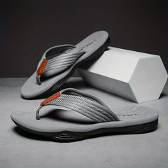 Men's Arch Support Flip Flops Lightweight Non slip Thong Sandals