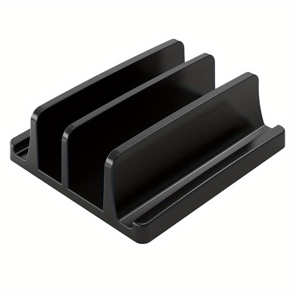 Maiwey Laptop Stand Vertical Desktop Organizer Secure Clip Holder