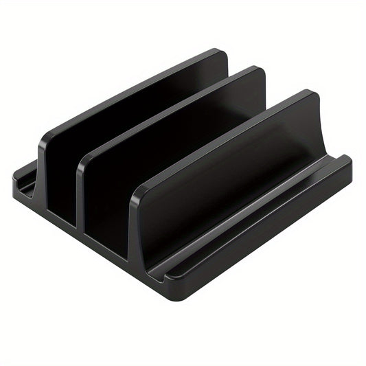 Maiwey Laptop Stand Vertical Desktop Organizer Secure Clip Holder