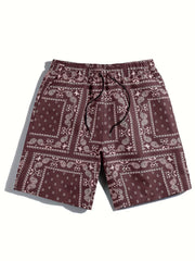 Men's Floral Beach Shorts for Summer