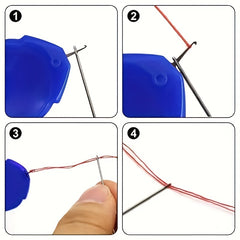 10pcs Needle Threader Tool With Clear Case for Hand Sewing