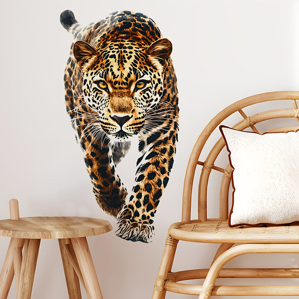 Leopard Wall Decal Removable PVC Sticker 29 x 59