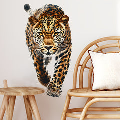 Leopard Wall Decal Removable PVC Sticker 29 x 59