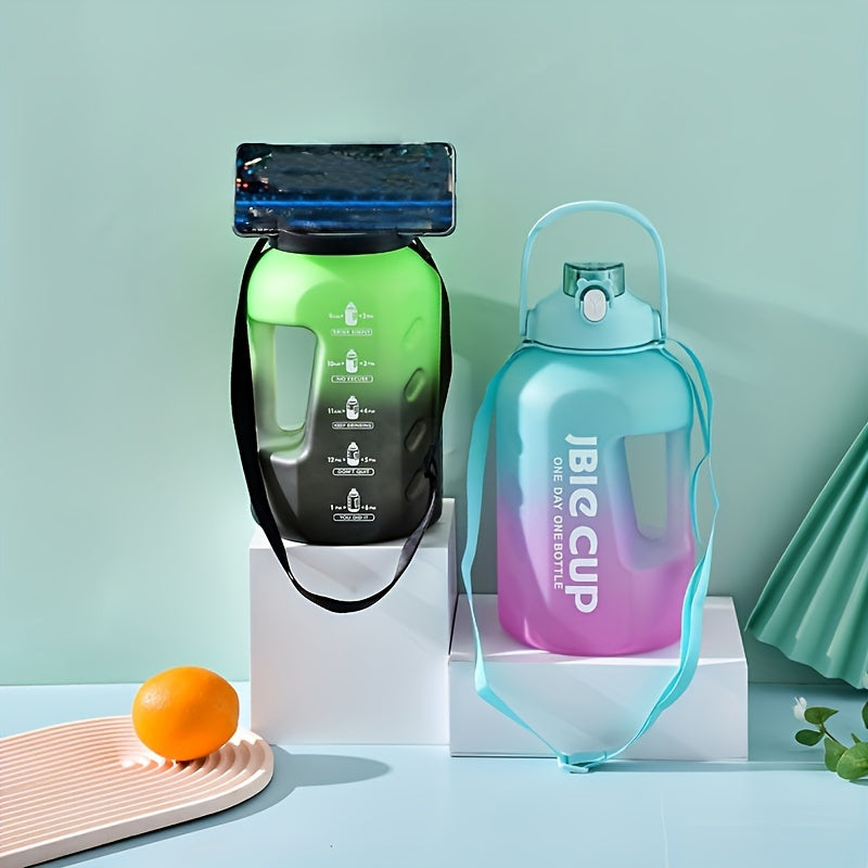 3000ml Gradient Water Cup Sports Double Drink Bouncing Kettle
