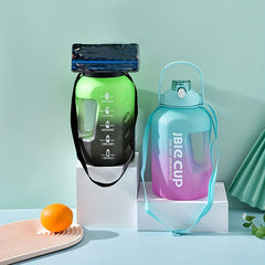3000ml Gradient Water Cup Sports Double Drink Bouncing Kettle