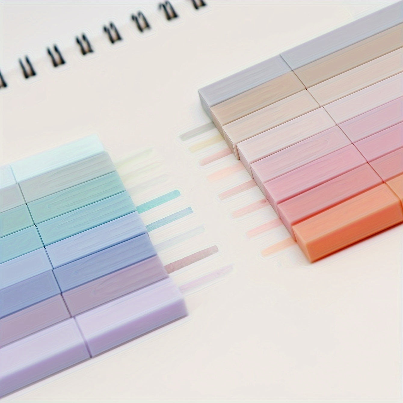 16pcs Pastel Highlighter Markers Chisel Tip No Bleed & Smear