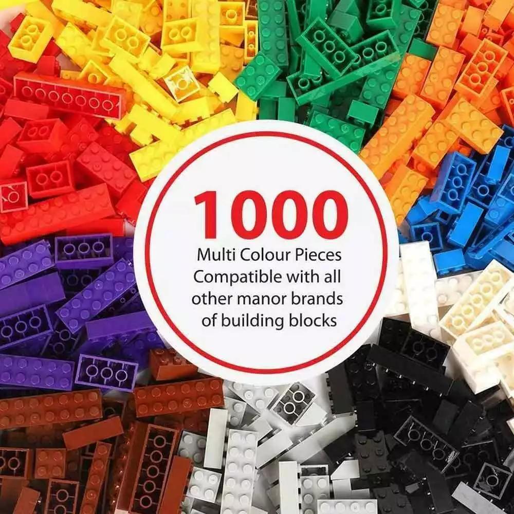 1000pcs Building Blocks Kids DIY Creative Bricks Toy Gift