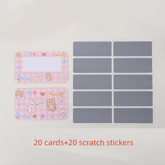 Homemade Scratch Card For Primary School Lucky Draw Teacher Incentive