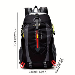 Waterproof Nylon Mountaineering Bag for Hiking Travel Large Capacity Backpack