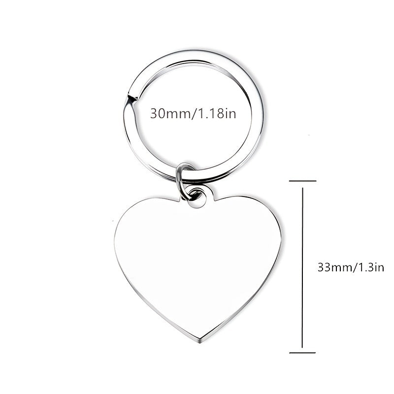 Friendship Heart Keychain Friends Gift