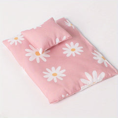 1:12 Dollhouse Bedding Set Quilt Pillowcase Sheet