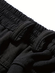 Men's Patchwork Loose Hiking Pants Fleece Thick Warm Adventure Ski