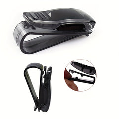 2pcs Car Sun Visor Sunglasses Holder Pen Case Box