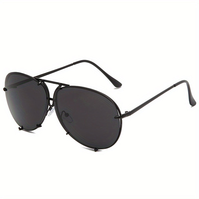 Men's Retro Sunglasses with Large Frame for Party Holiday