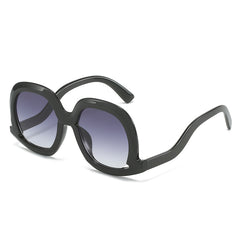 Winter Sunglasses European American Big Frame Glasses Wine Glass Sunglasses