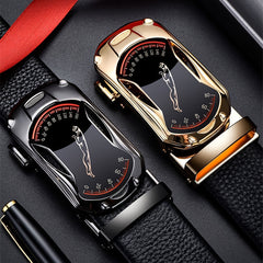 Men's Business PU Leather Belt Men's High Belt