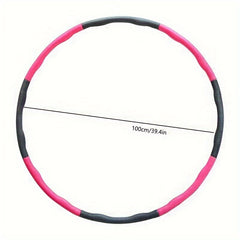 Portable ABS 8 Section Massage Fitness Hoop for Core Training
