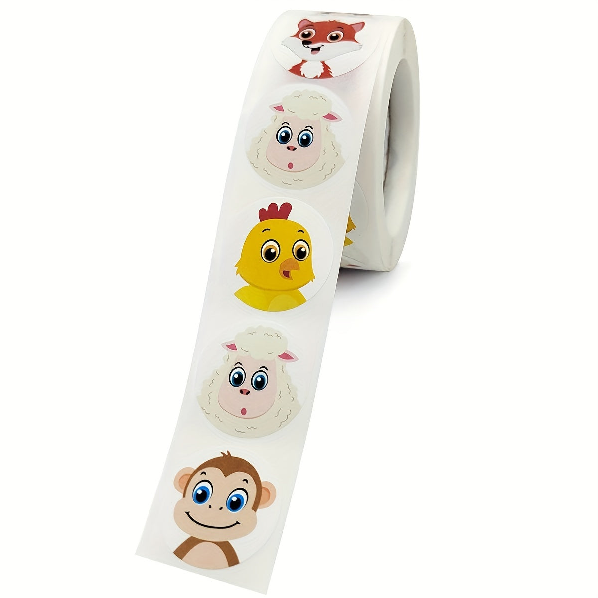 500pcs Cartoon Animal Reward Sticker Teacher Supplies