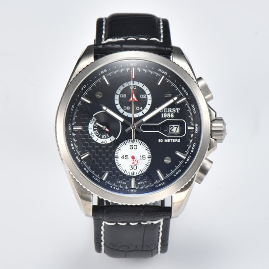 KUERST Waterproof Quartz Watch with Night Light