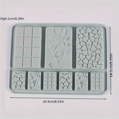 Cake Baking Chocolate Silicone Mold for DIY Candle Filled with Love Fragments