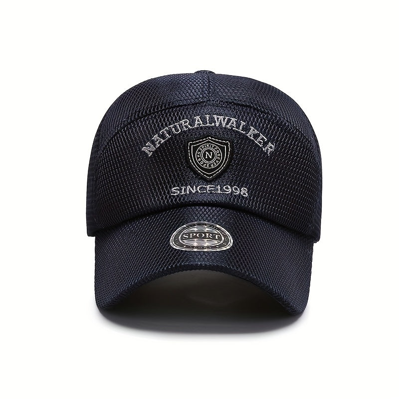 Embroidered SINCE1998 Men's Breathable Mesh Sun Protection Baseball Cap