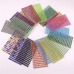6MM 0 24IN Rhinestone Stickers Sparkle & Shine for DIY Crafts