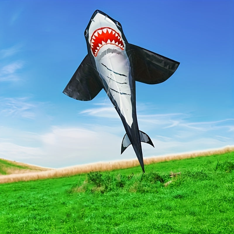 3D Cartoon Shark Kite for Outdoor Sports Flying - Beach Park