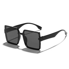 Square Rimless Sunglasses For Women UV400 Protection
