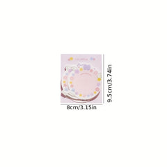 Cherry Blossoms Sticky Notes Girl Journal Notepad 30 Sheets