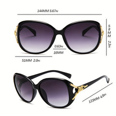 Fox Head Large Round Sunglasses UV400 Sun Shades Glasses