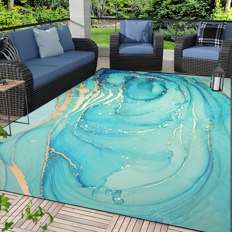Waterproof Marbling Rug for Home Decor