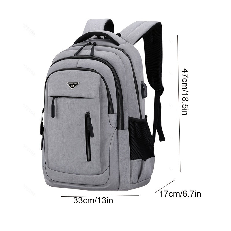 Large Capacity Backpack Men Laptop High School Students Bag For Teen