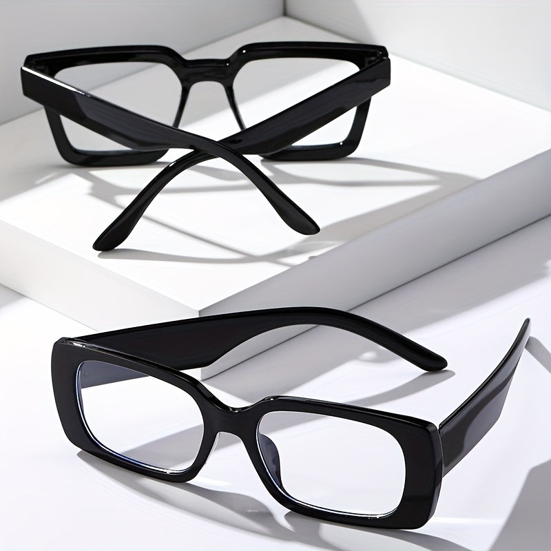 2 Pairs Square Frame Men's Anti Light Sunglasses