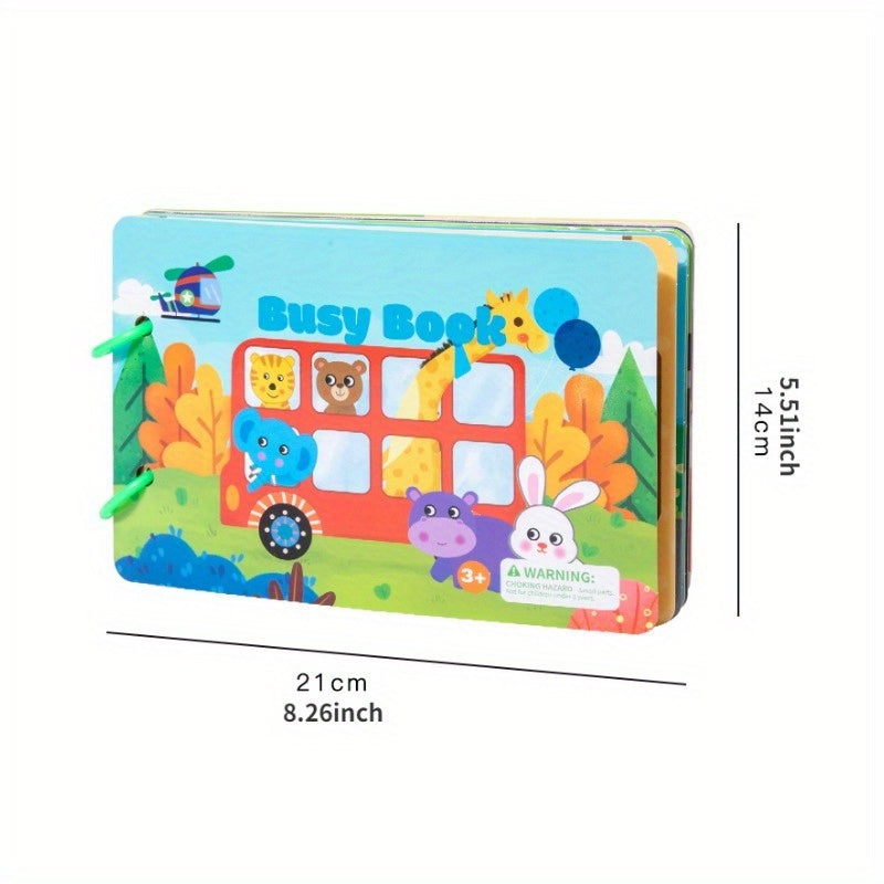 Preschool Reusable Sticker Books - Quiet & Busy Educational Toys