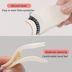 Eyelash Applicator Tool with Silicone Lash Clip