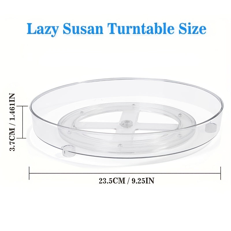 Rotatable Seasoning Rack Lazy Susan Round Storage Box