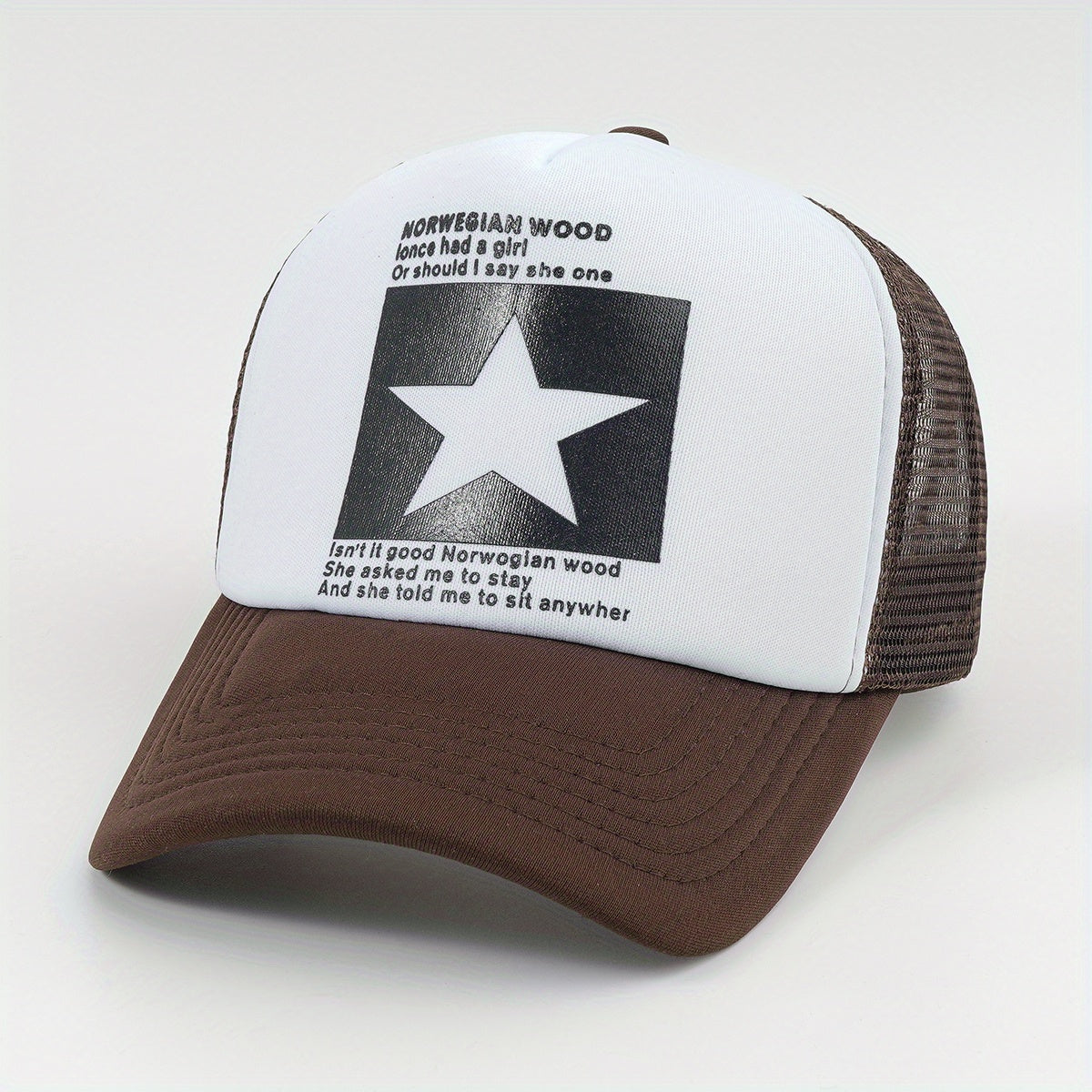 Trucker Hat High Top Baseball Cap Hip Hop Cap Street Dance Cap