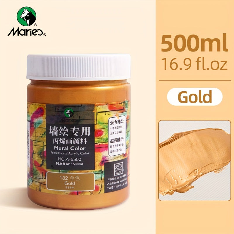 Professional Golden Acrylic Paint Metallic Colors 500ml