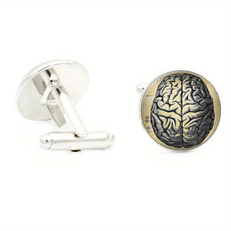 Mental Heart Cufflinks For Men Suit Shirt Cuff Link Jewelry