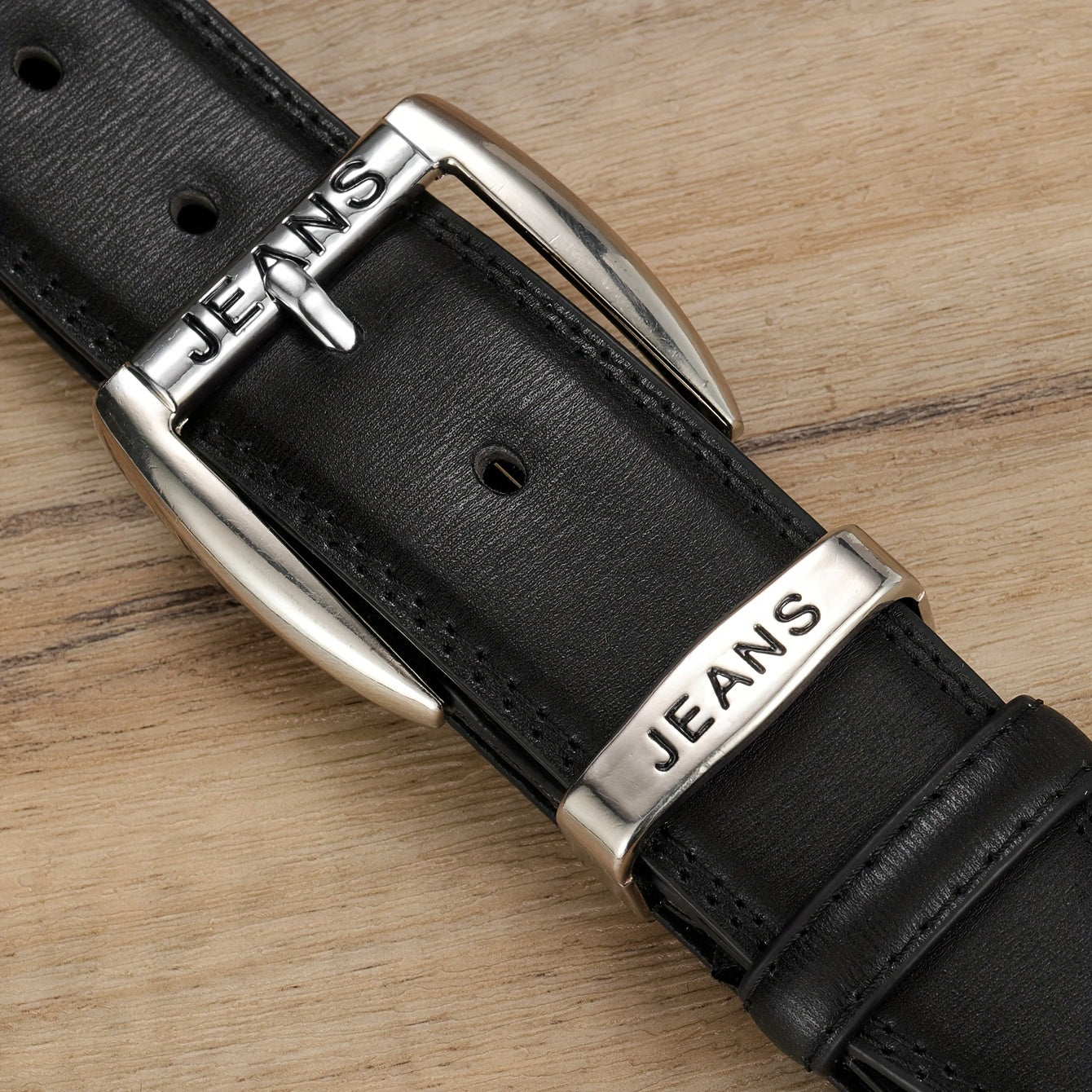 Men's Engraved Leather Belt