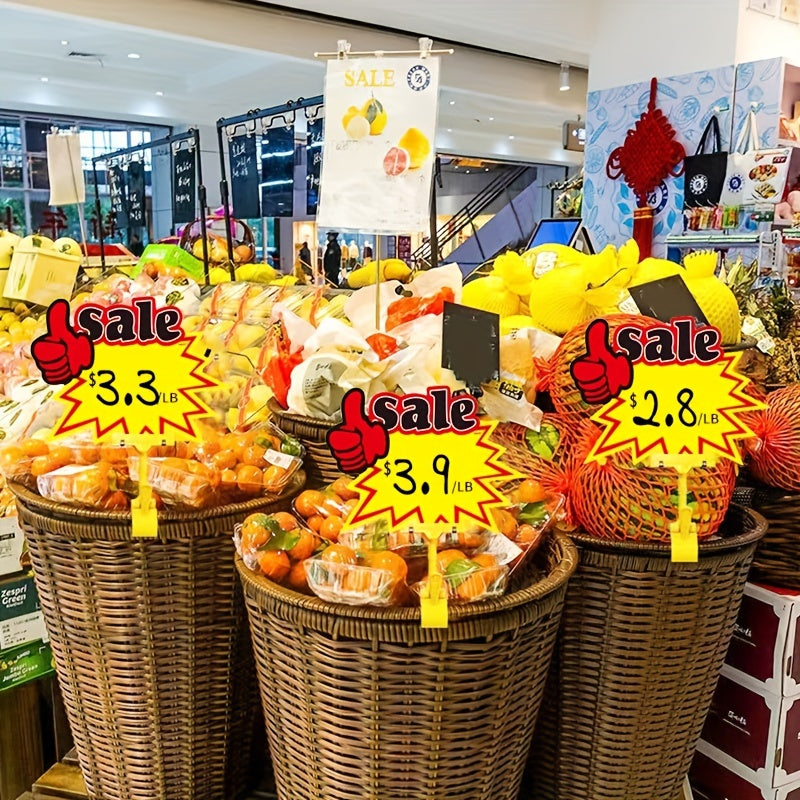 10pcs Promotional Advertising Paper Tags for Retail Stores