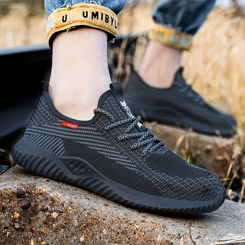 Steel Toe Safety Work Shoes Men Puncture Proof Footwear