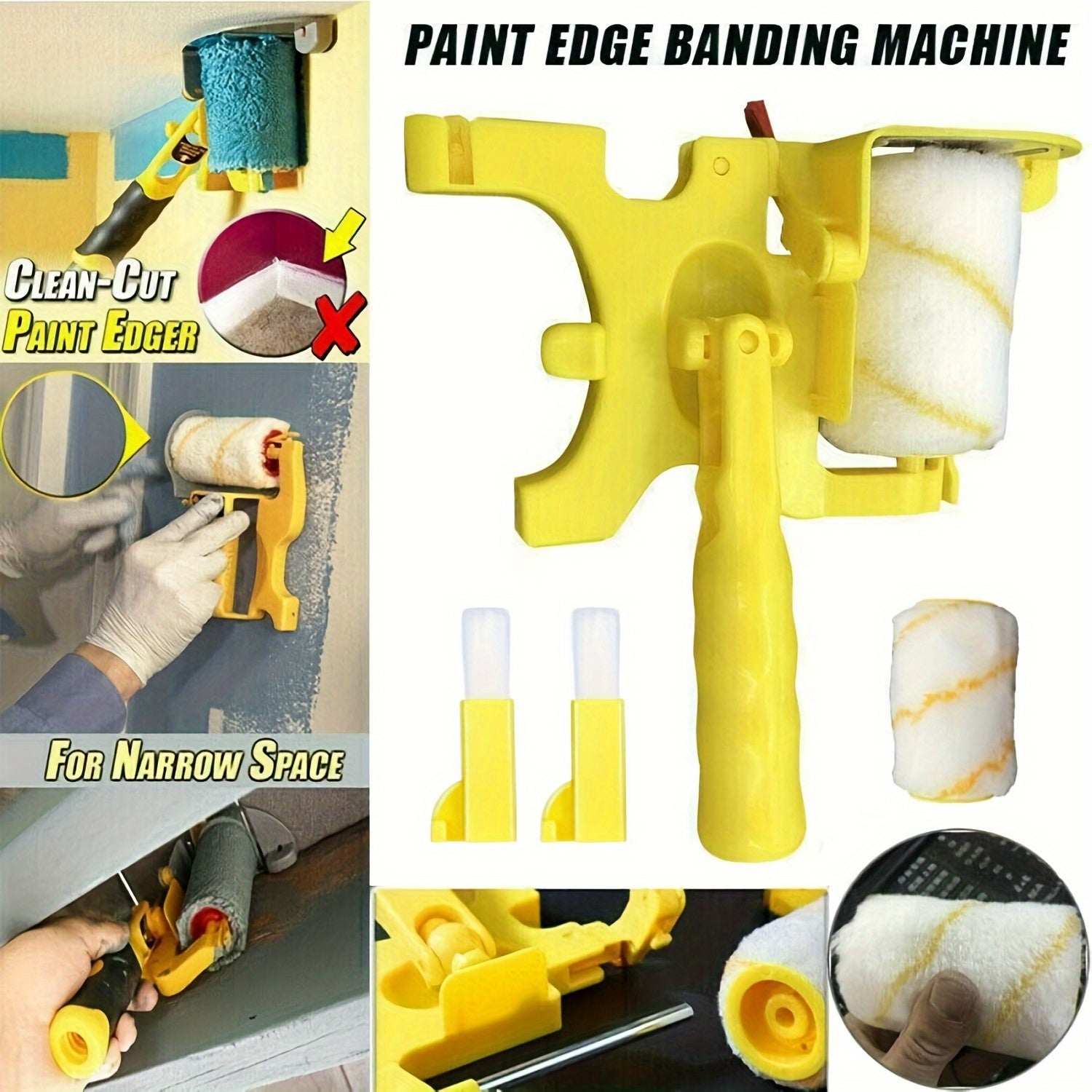 Multifunctional Paint Brush Separation Roller Brush Fine Bristle Brush