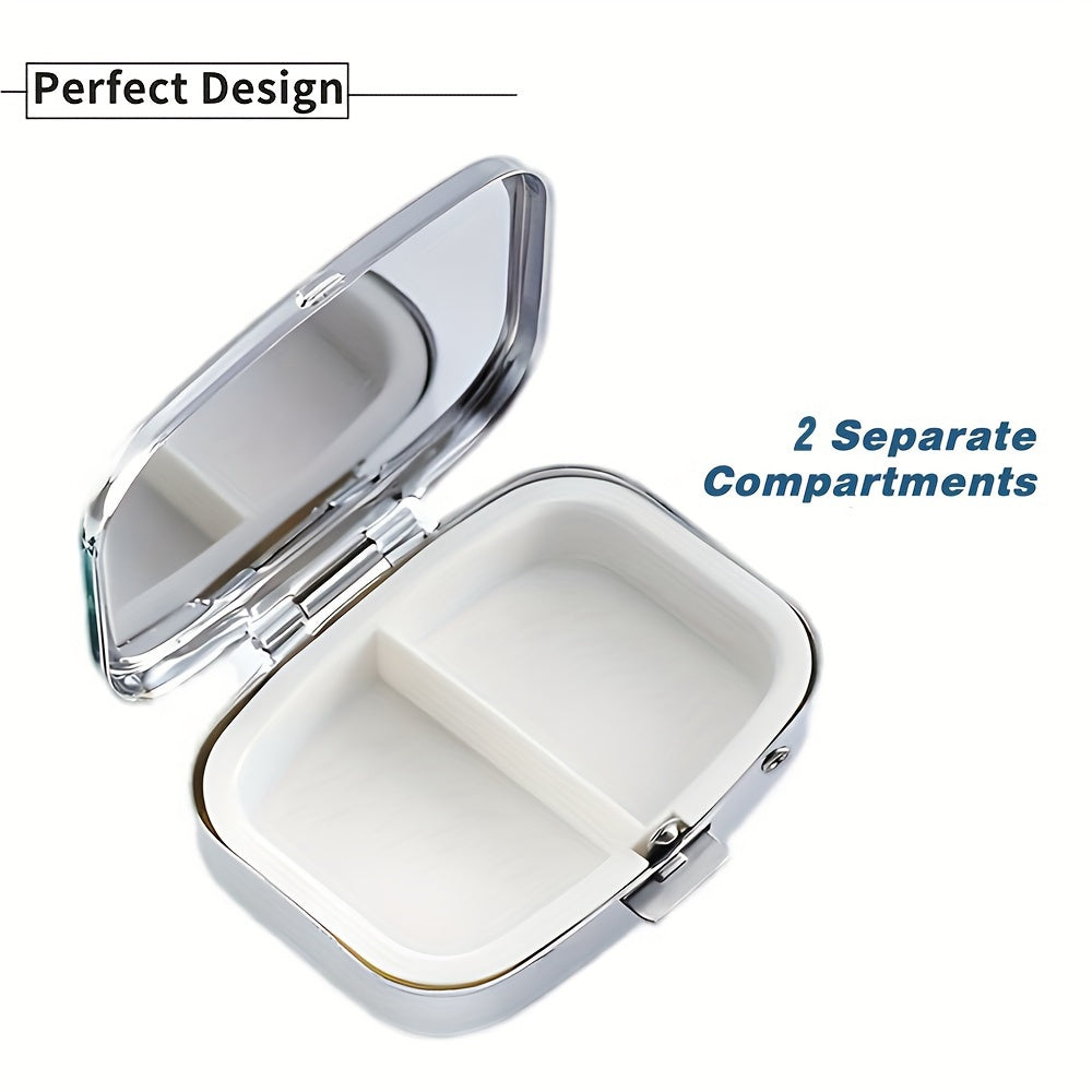 1pc Laughter Pill Box 2pcs Pill Boxes Rectangular Decorative Box Vitamin Pill Or