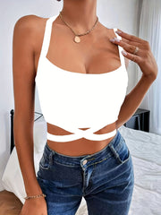 Sleeveless Sexy Crop Tank Top Slim Casual Top