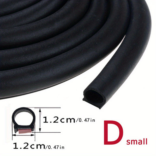 P D Type 2 Meter Car Door Sealing Strip Rubber Sound Insulation And Dust Prevent
