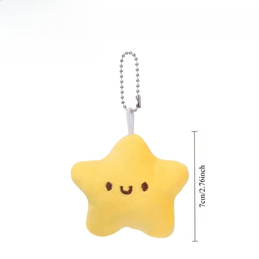 4pcs Star Plush Toys with Expressive Eyes Soft Squeeze Activated Echoing Stars