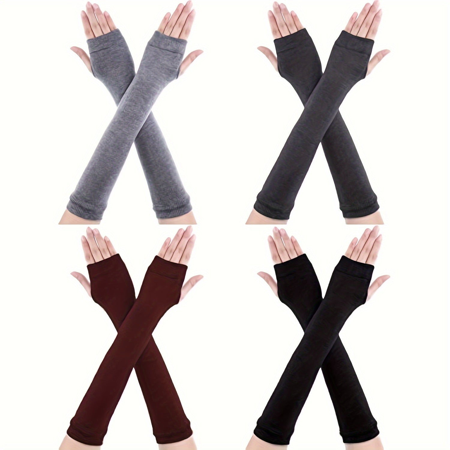 Winter Fingerless Mittens For Men And Women Sport Gloves