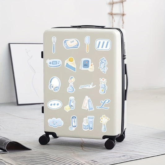61pcs Fresh Creative Series Stickers DIY Waterproof Stickers